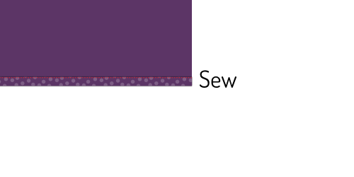 Sew the hem